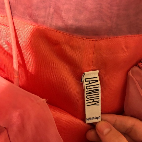 Laundry by Shelli Segal coral dress size 12 - Picture 4 of 4